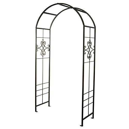 Panacea 90" Quatrefoil Scroll Arbor