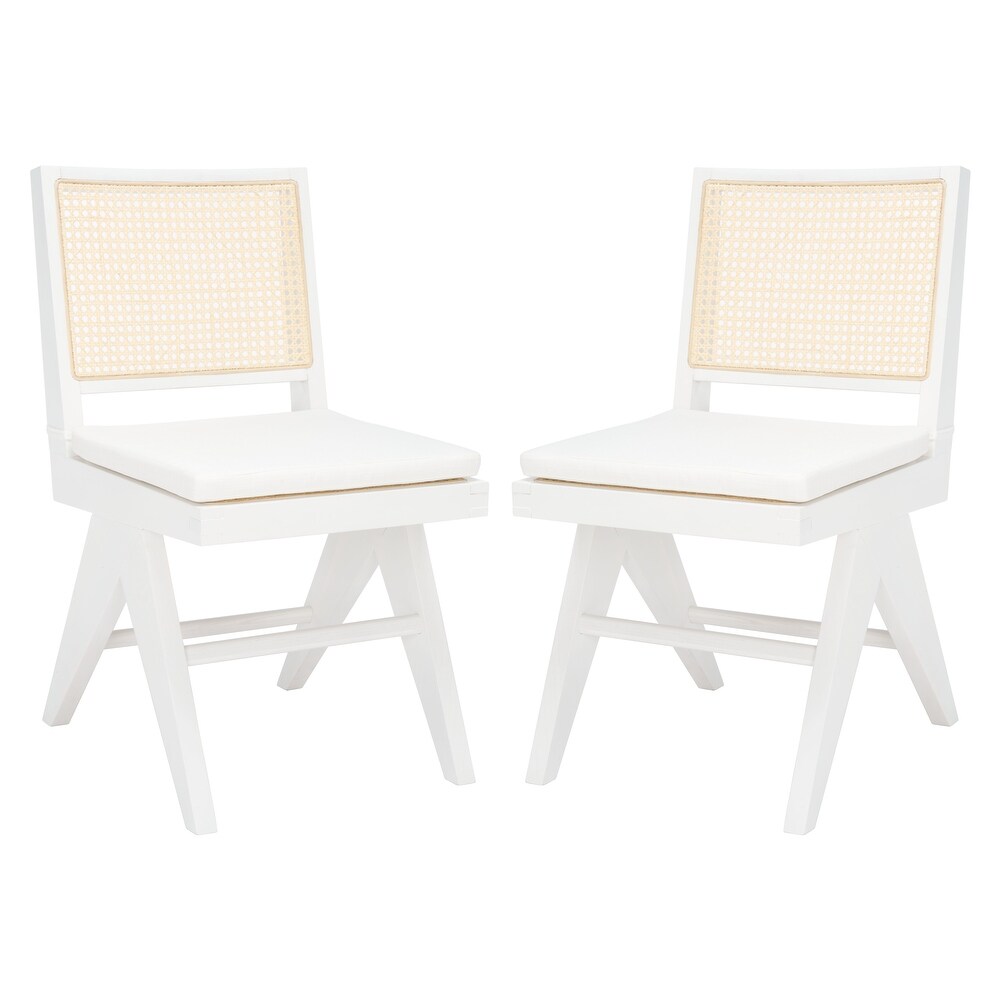 SAFAVIEH Couture Colette Rattan Dining Chair (Set of 2)   18 IN W x 20 IN D x 34 IN H