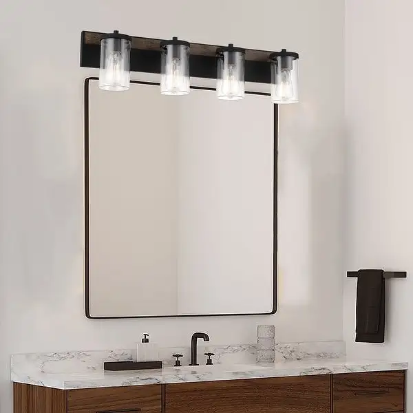 Acroma 4 Light Bathroom Vanity Lights with Modern Finish-UL Certified - N/A