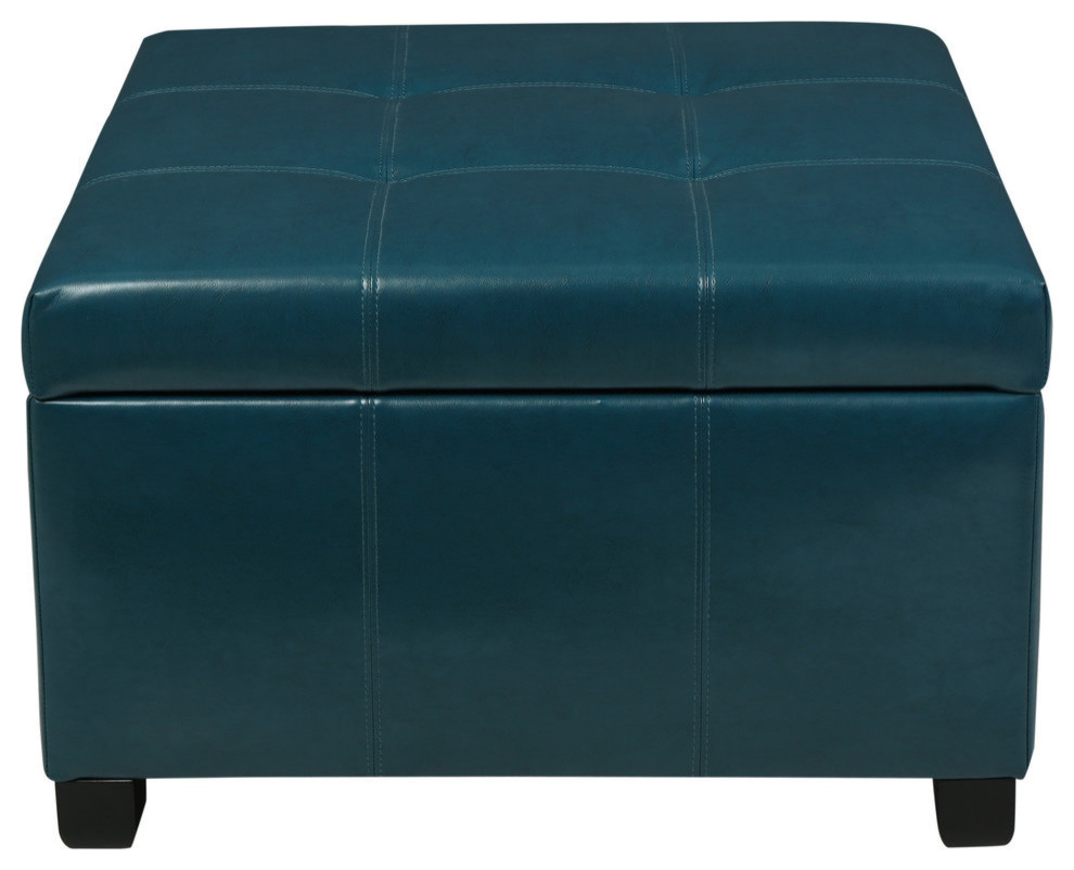 GDF Studio Kensington Square Storage Ottoman   Contemporary   Footstools And Ottomans   by GDFStudio  Houzz