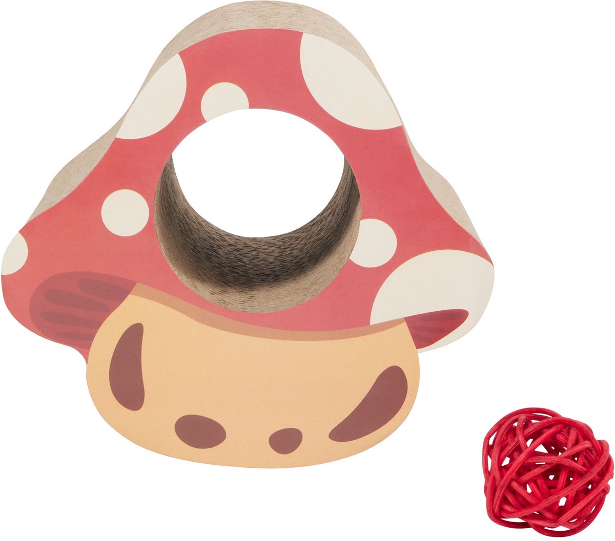 Frisco Mushroom Hide and Chew Small Pet Toy