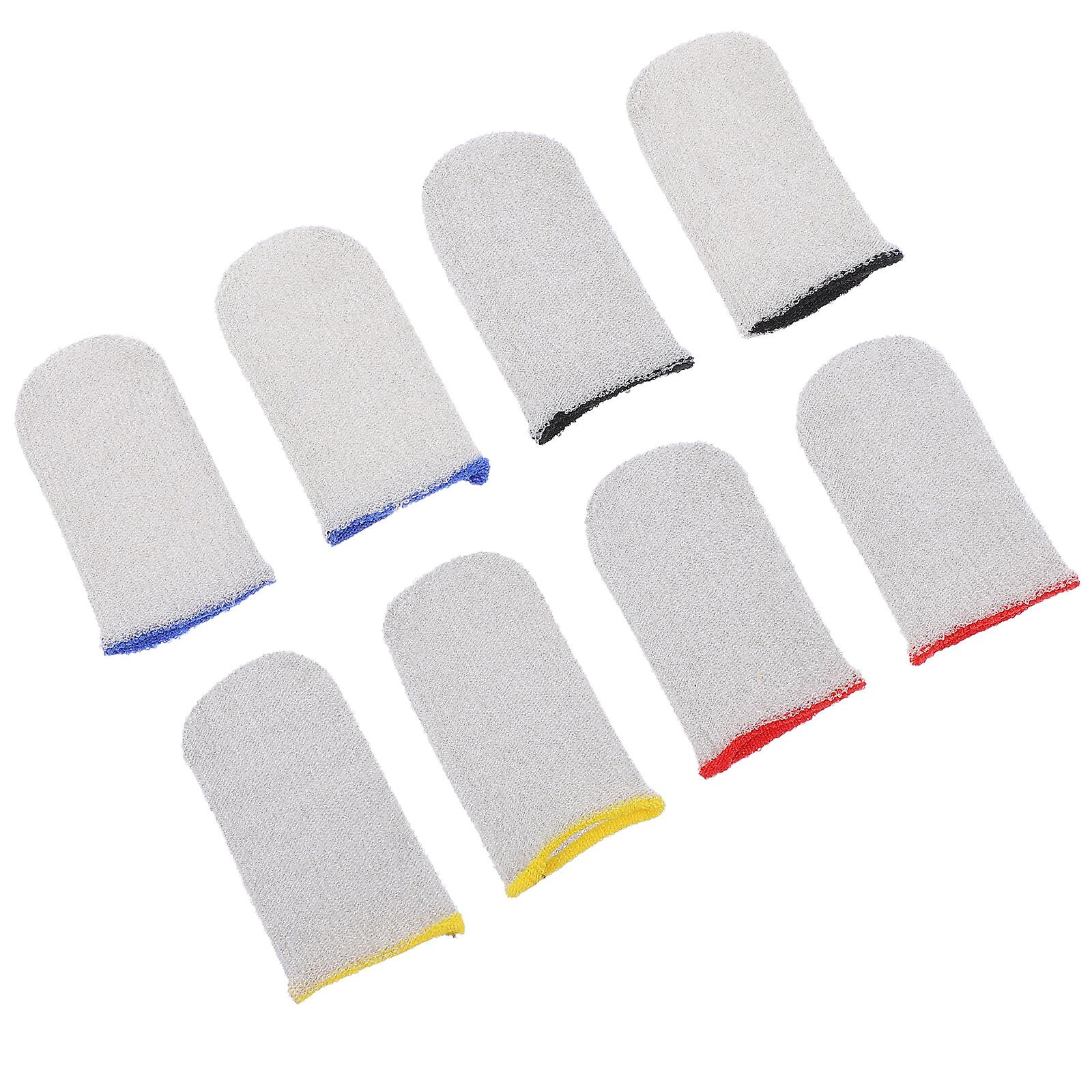 4 Pairs Thumb Protector Game Finger Stall Gaming Finger Cover Gaming Finger Sleeve Anti-slip Finger Protector