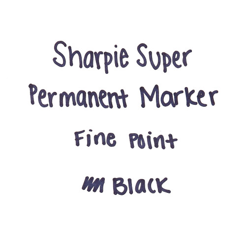 Sharpie Super Permanent Marker， Fine Bullet Tip， Black， Dozen (33001)