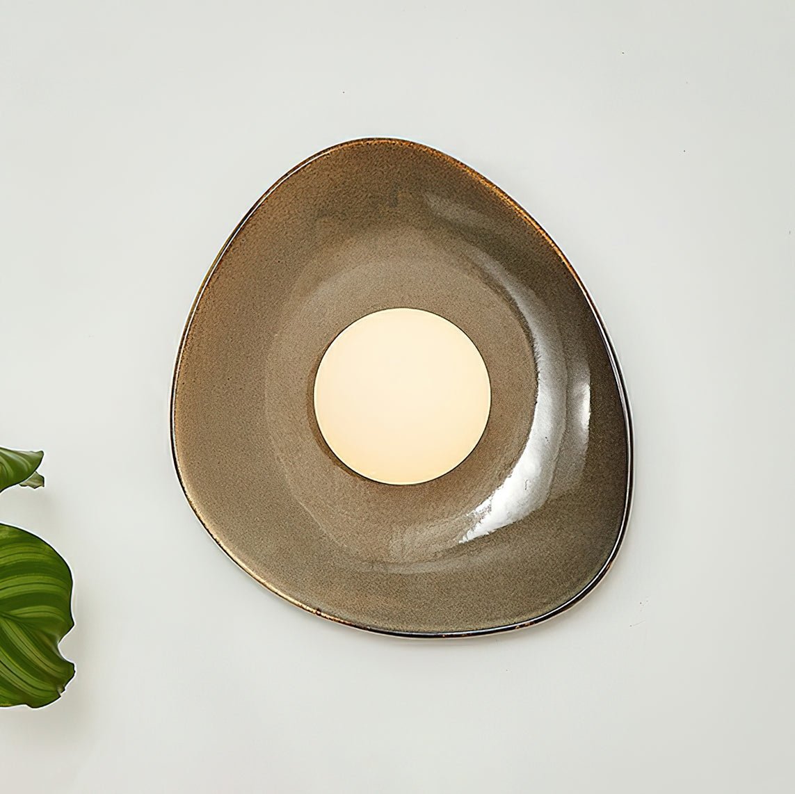 Pebble Disc Wall Light