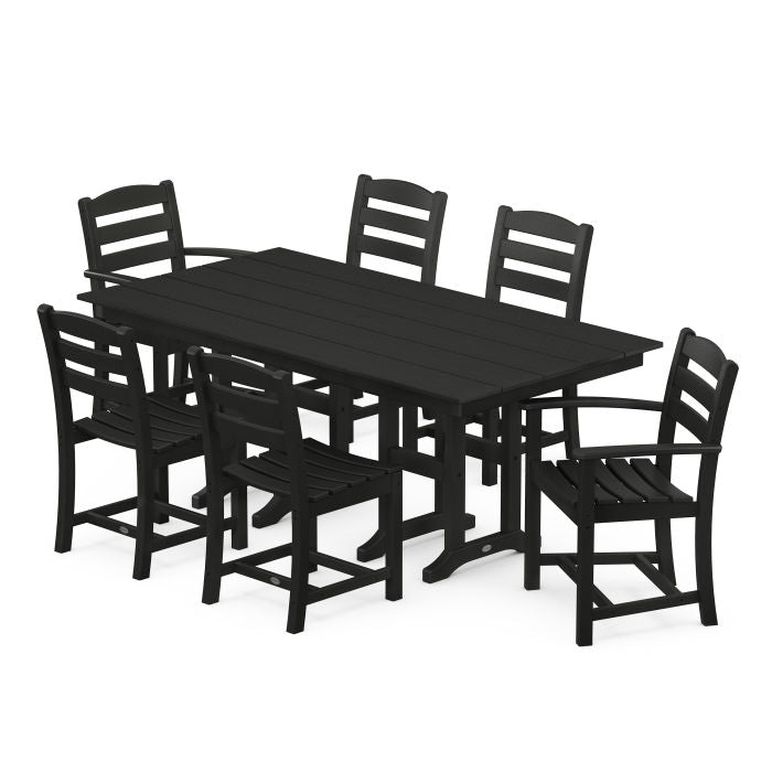 Polywood La Casa Café 7-Piece Farmhouse Dining Set PWS626-1