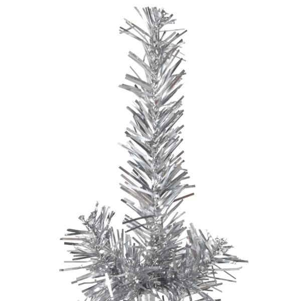 vidaXL Christmas Tree Decoration Slim Artificial Half Xmas Tree with Stand