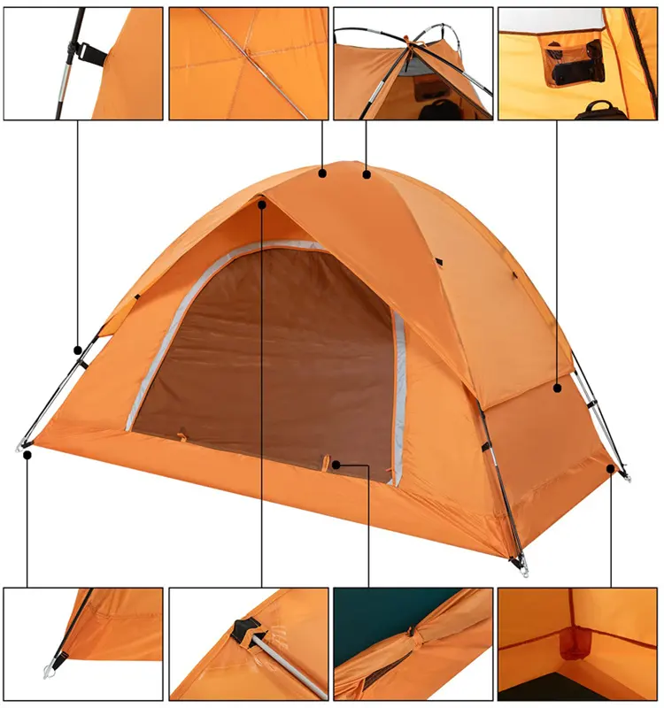 Waterproof Windproof Camping Tents Seasons Lightweight Backpacking Tent Set Up Quickly Great Hiking Camping Tent