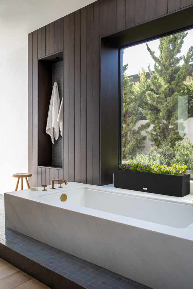 Veradek Block Series Trough 36 quotPlanter   Transitional   Outdoor Pots And Planters   by Veradek  Houzz