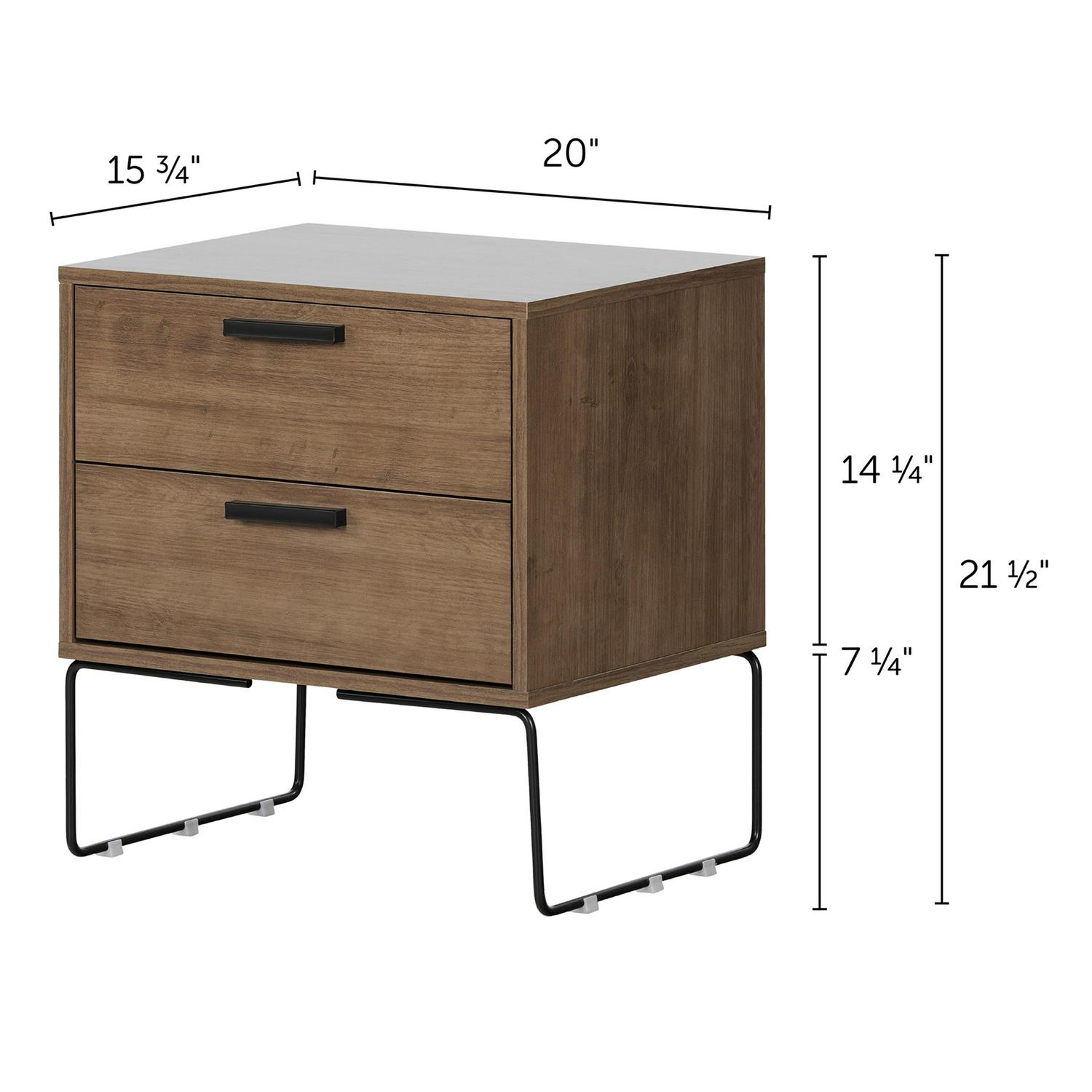 Vito End table Dark Wood  Crowdfused