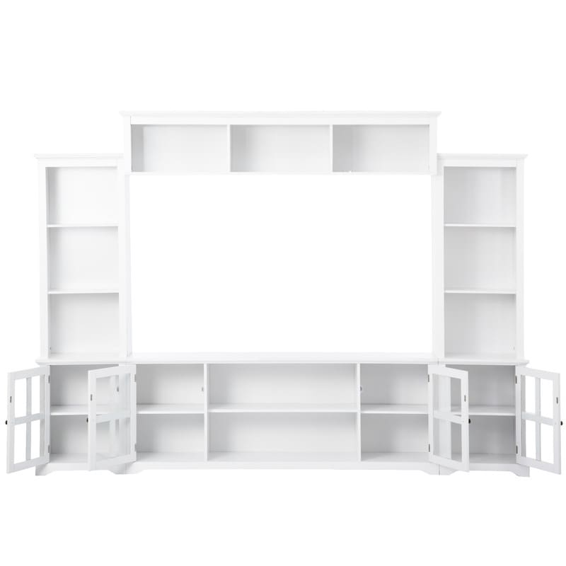 Modern Entertainment Wall Unit  TV Console Table for TVs Up to 70\