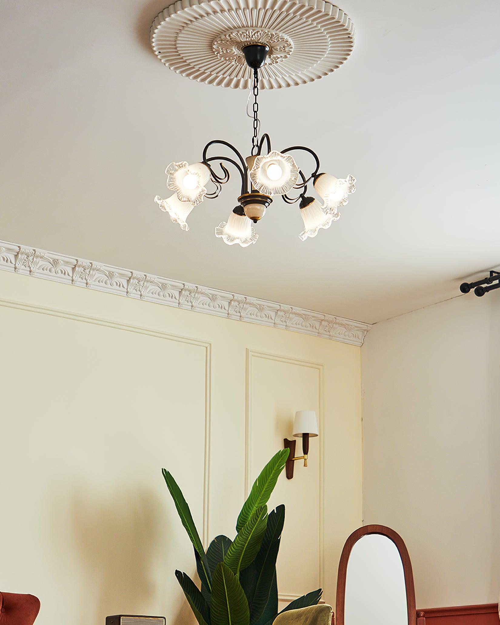 Luce Black Chandelier