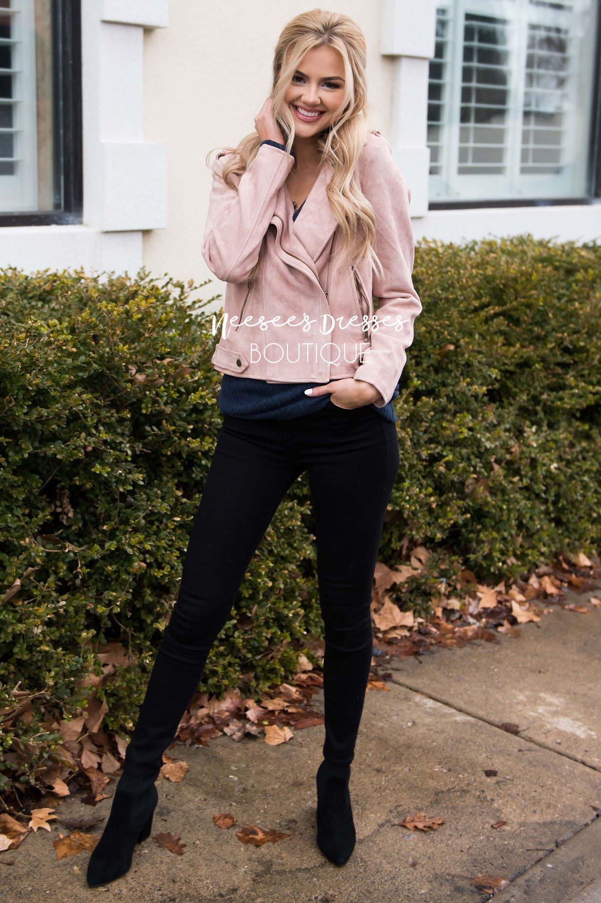 Pretty in Pink Moto Jacket