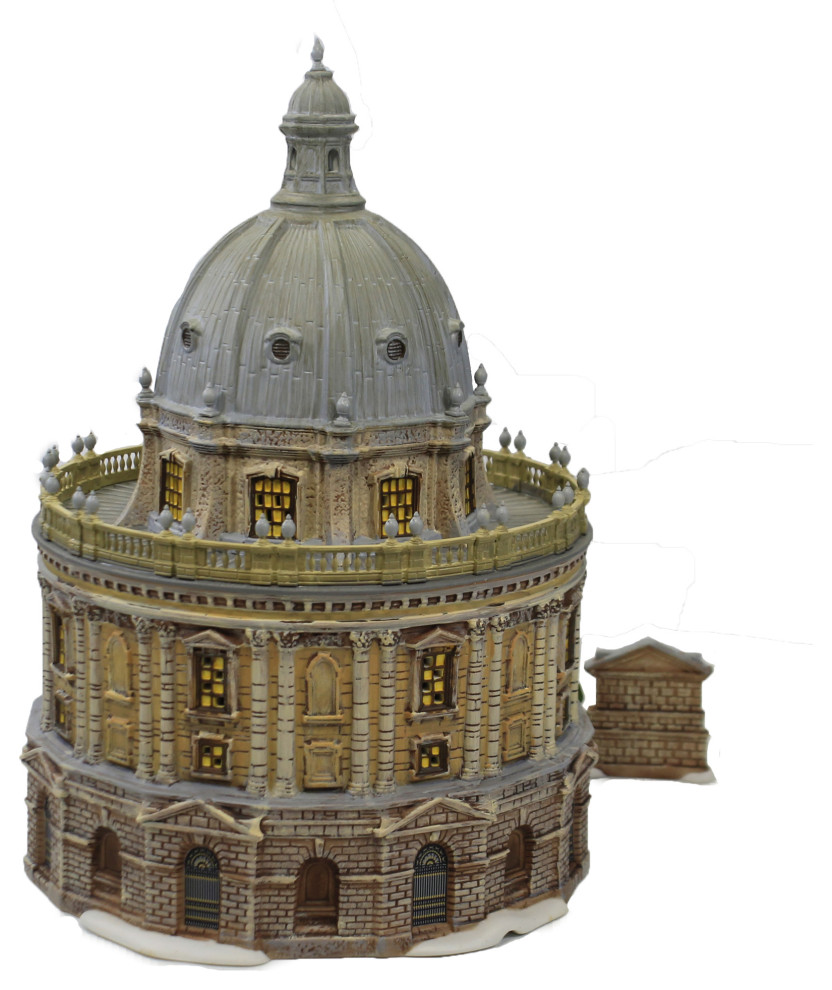 Department 56 House Oxford  x27s Radcliffe Camera Dickens  x27Village 6005397   Contemporary   Holiday Accents And Figurines   by Story Book Kids Inc  Houzz