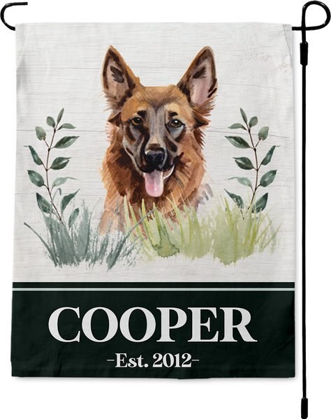 904 Custom Personalized Dog Breed Botanical Garden Flag