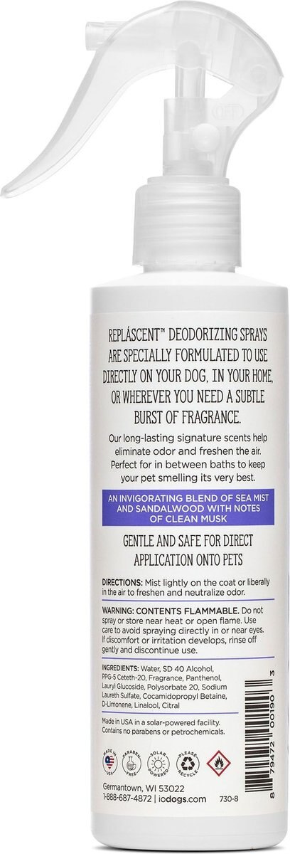 Isle of Dogs Violet + Sea Mist Replascent Odor Deodorizing Spray