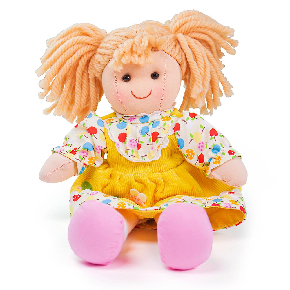 Bigjigs Toys Soft Plush Daisy Doll (28cm) Ragdoll Cuddly Toy