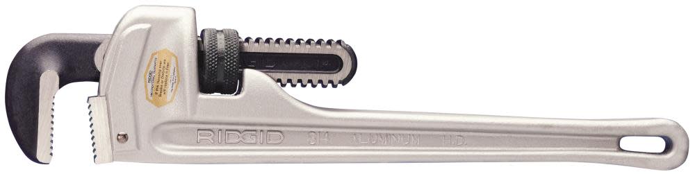 Ridgid 812 12 In Aluminum Straight Pipe Wrench 47057 from Ridgid