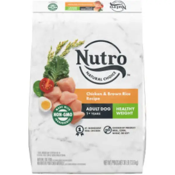 Nutro Max 30lb Natural Choice Chicken Adult Healthy Weight Dog Food