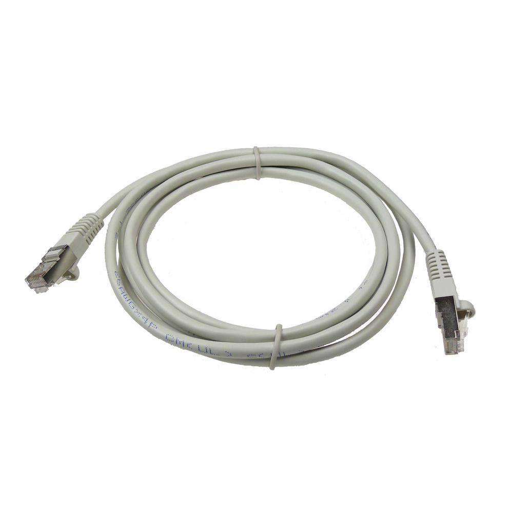 NTW 7 ft. Cat6 Snagless Shielded (STP) Network Patch Cable Gray 345-S6-007GY