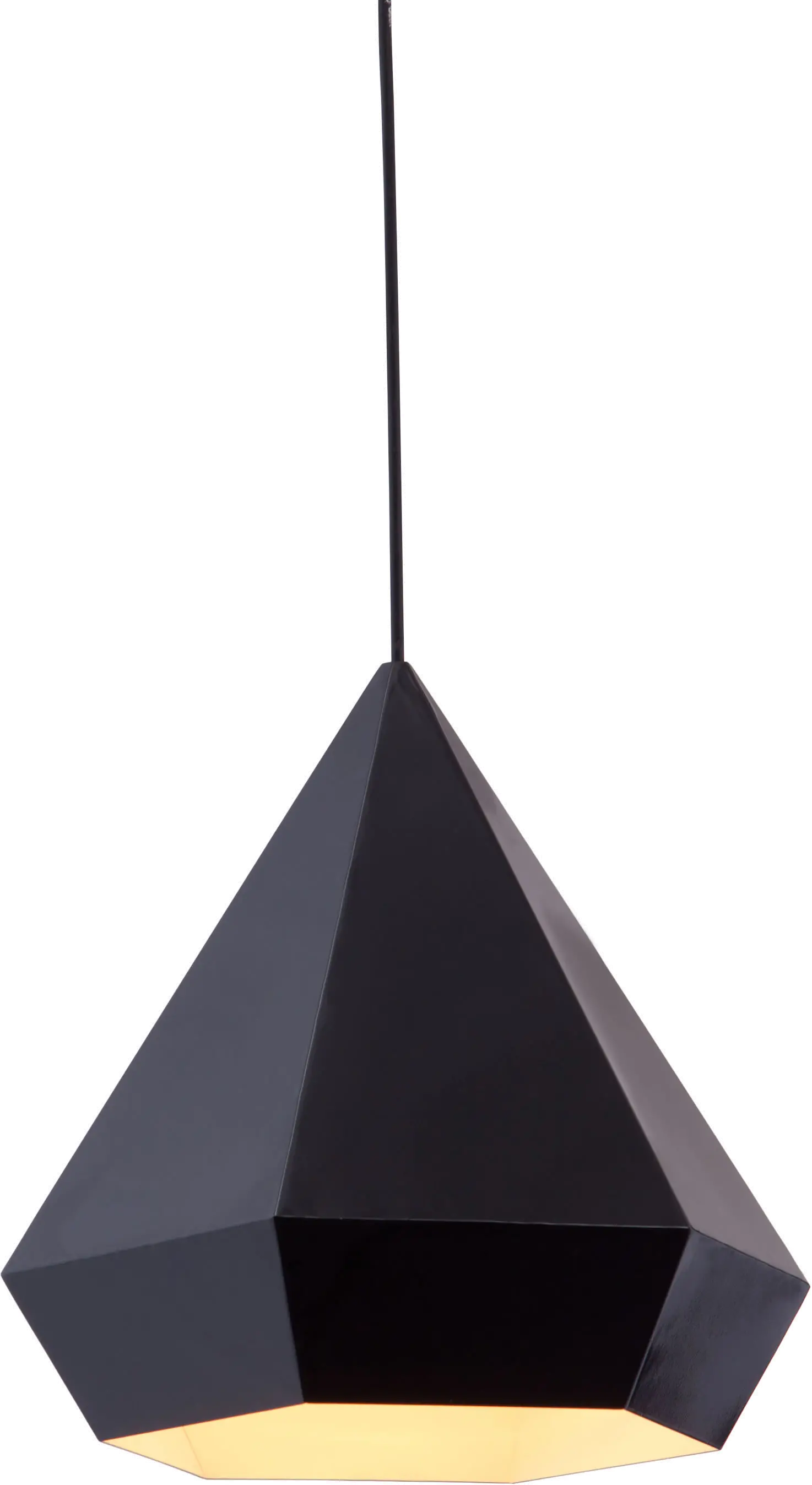 Black Geometric Ceiling Lamp - Forecast