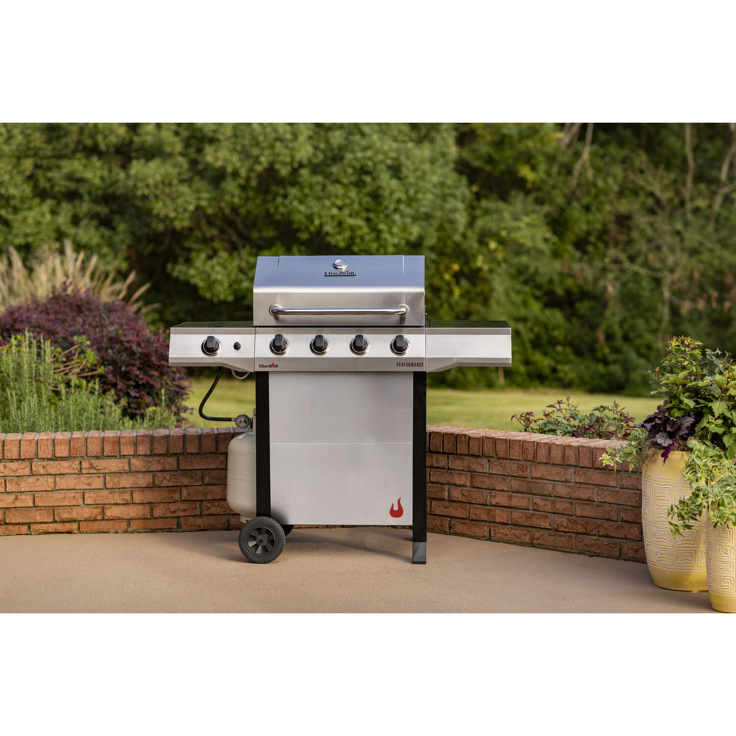 Char-Broil Performance Series 4 Burner Liquid Propane Grill Stainless Steel