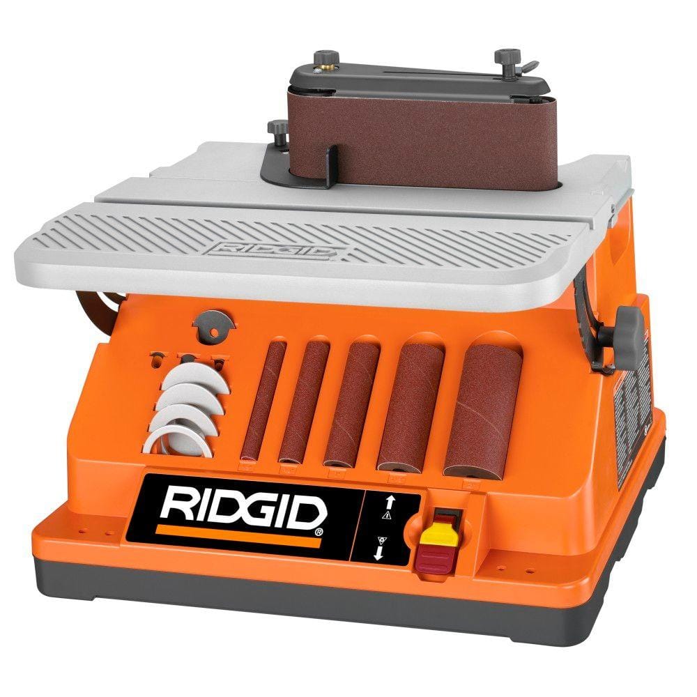 RIDGID 5 Amp Corded Oscillating Edge Belt/Spindle Sander EB4424