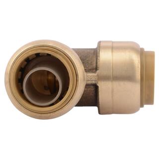 SharkBite 12 in. Push-to-Connect Brass 90-Degree Elbow Fitting U248LFA