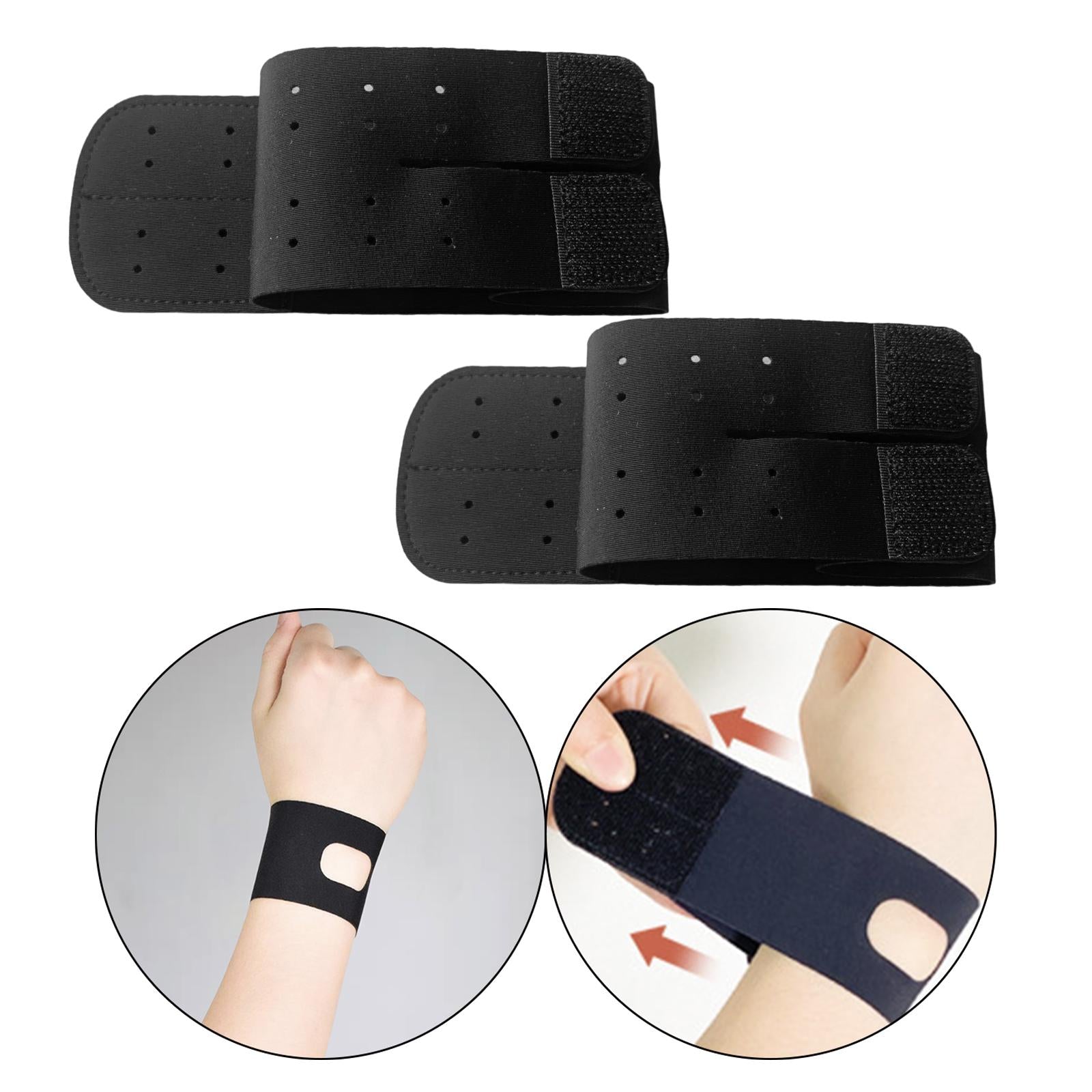 Wrist Wrap 2pcs S Black