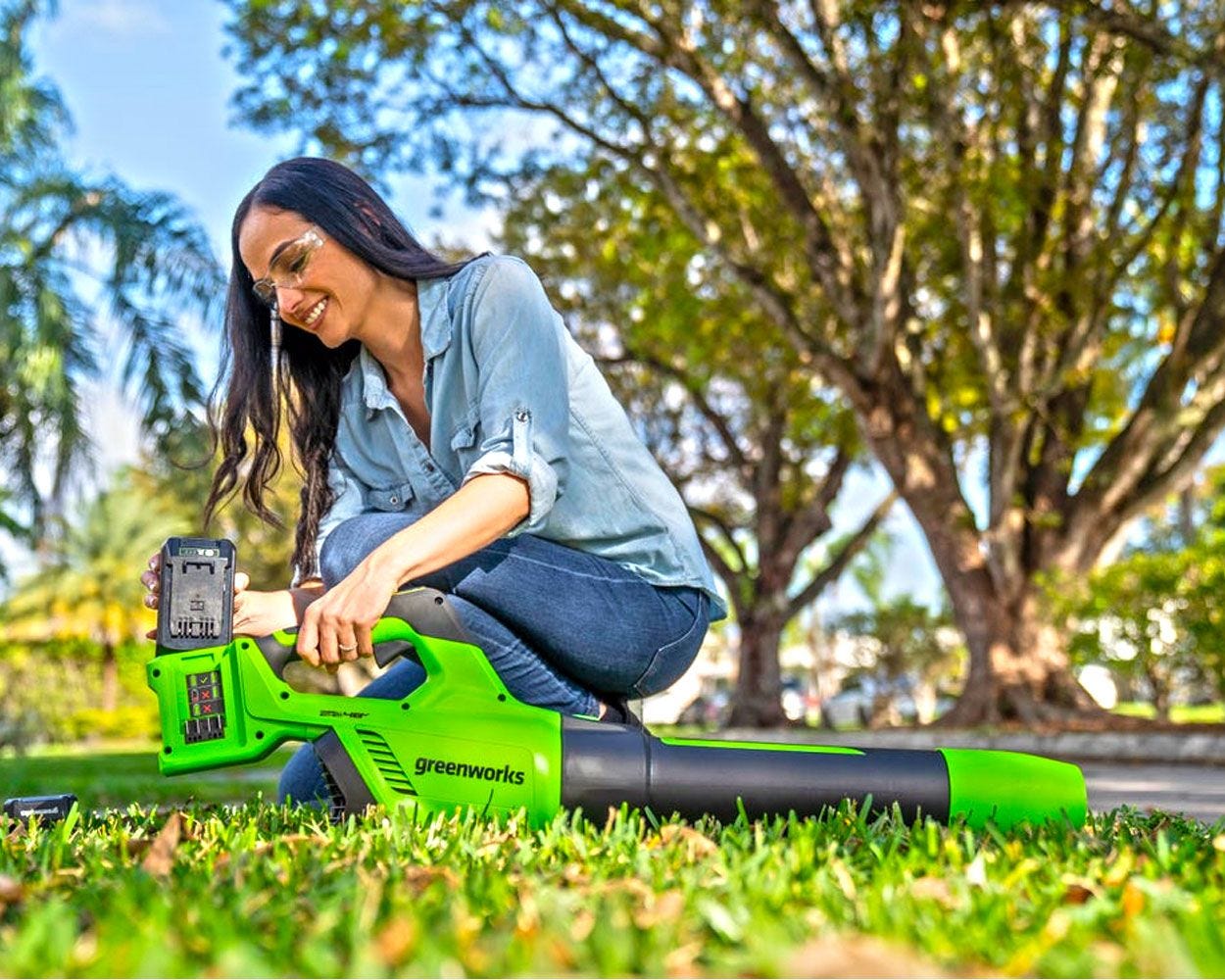 48V (2 x 24V) Leaf Blower | Greenworks Tools