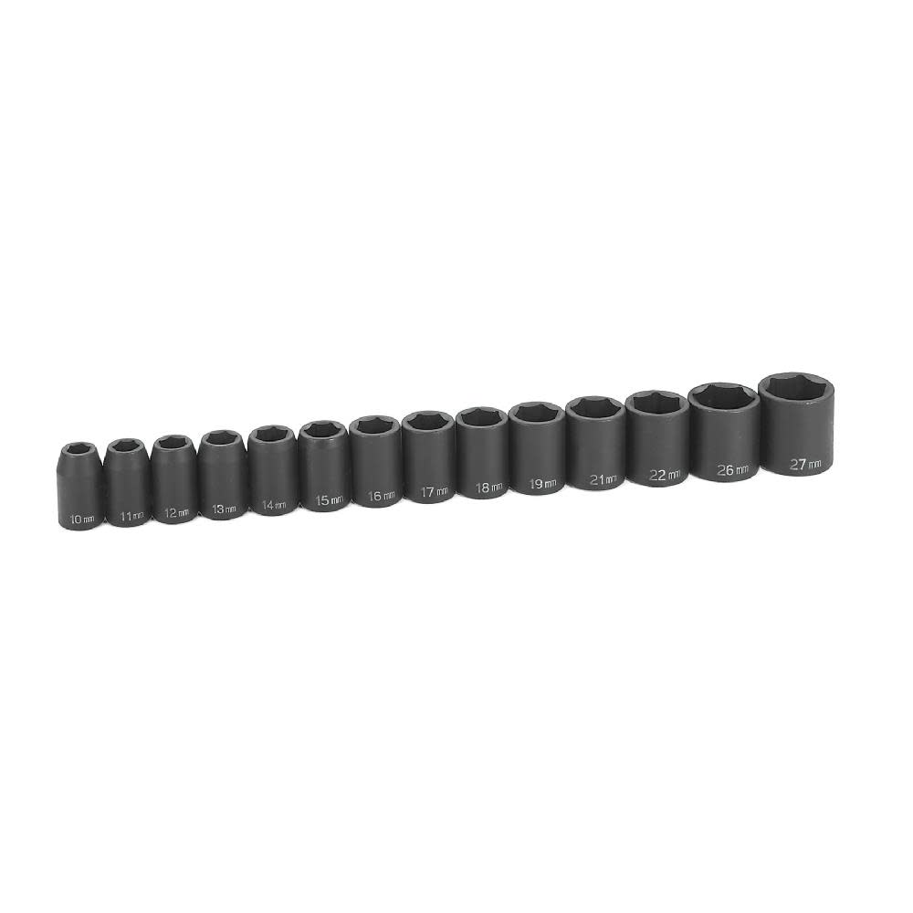 1/2 Drive 14 Piece Standard Metric Set ;