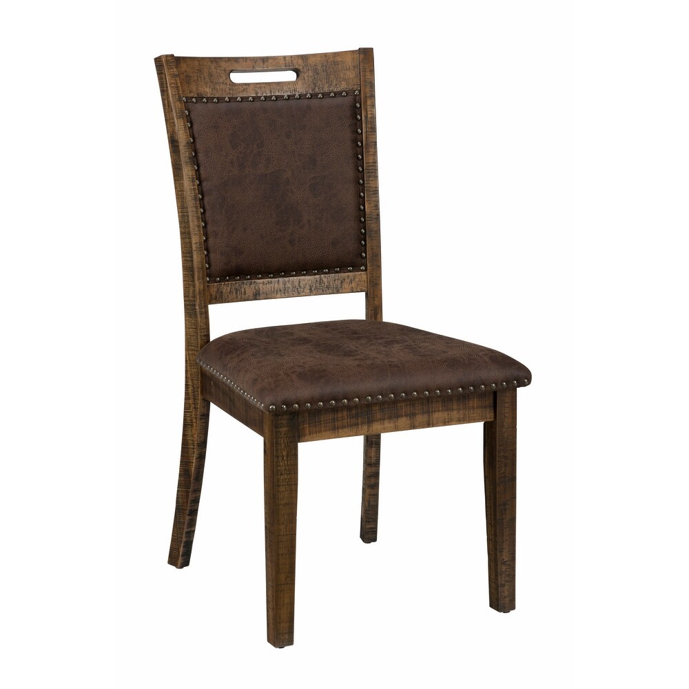 Cannon Valley Distressed Upholstered Dining Chair (Set of 2) by Jofran