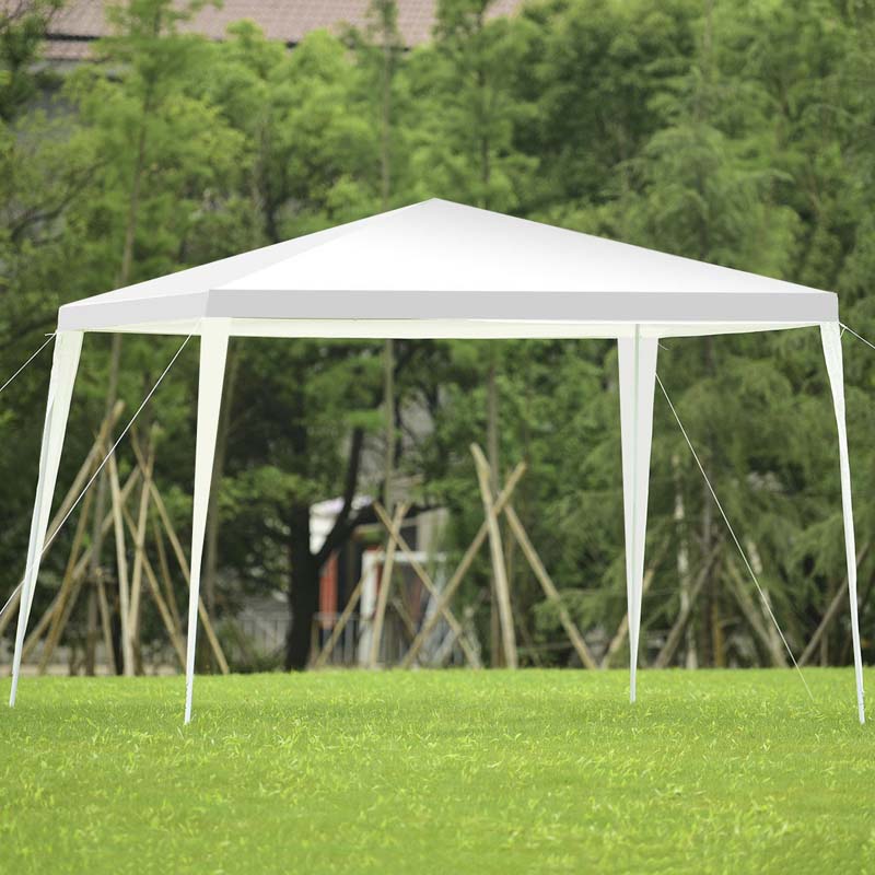 10 x 10 FT Outdoor Gazebo Canopy Tent Party Wedding Event Tent for Backyard Lawn Garden