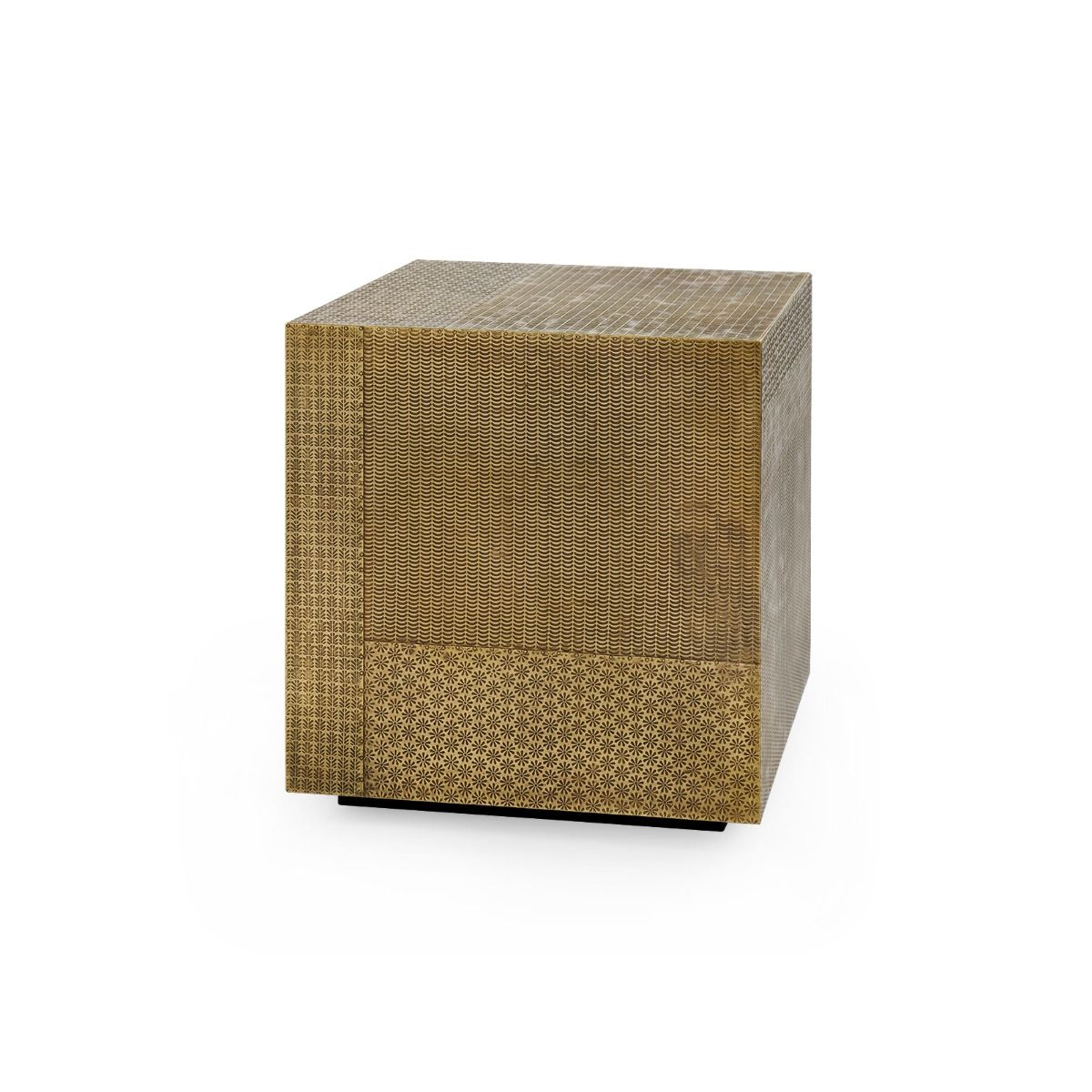 Majorel Side Table Antique Brass