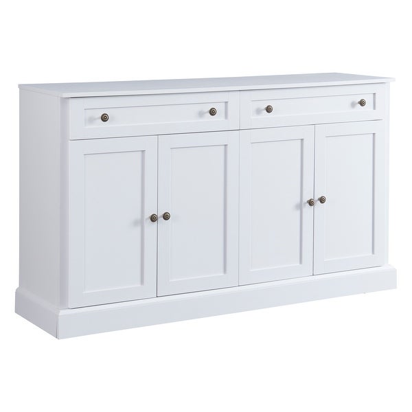 Kitchen Sideboard Storage Buffet Cabinet with 2 Drawers and 4 Doors