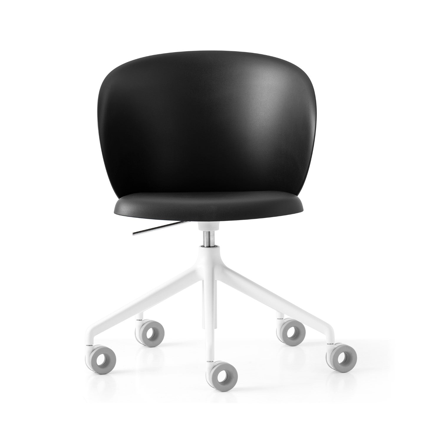 Tuka Indoor/Outdoor Optic White Base Swivel Office Chair