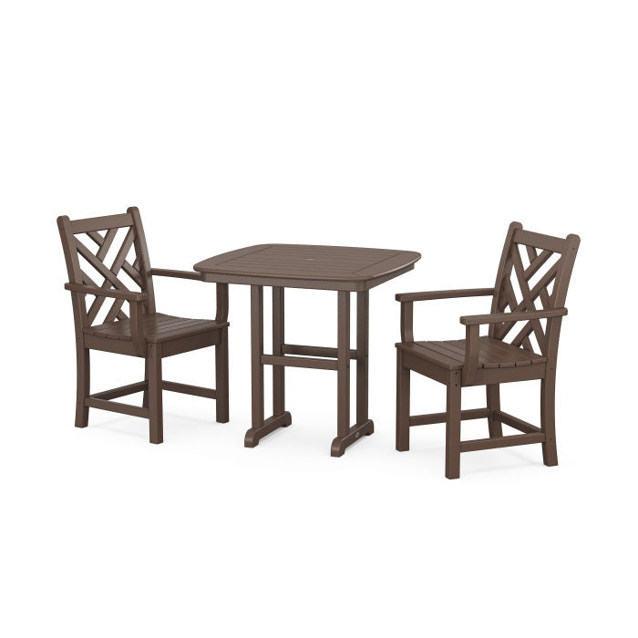 Polywood Chippendale 3-Piece Dining Set PWS1202-1