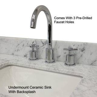 Lexora Condor 72 in W x 22 in D Black Oak Double Bath Vanity Carrara Marble Top and Faucet Set LVCO72DJ101