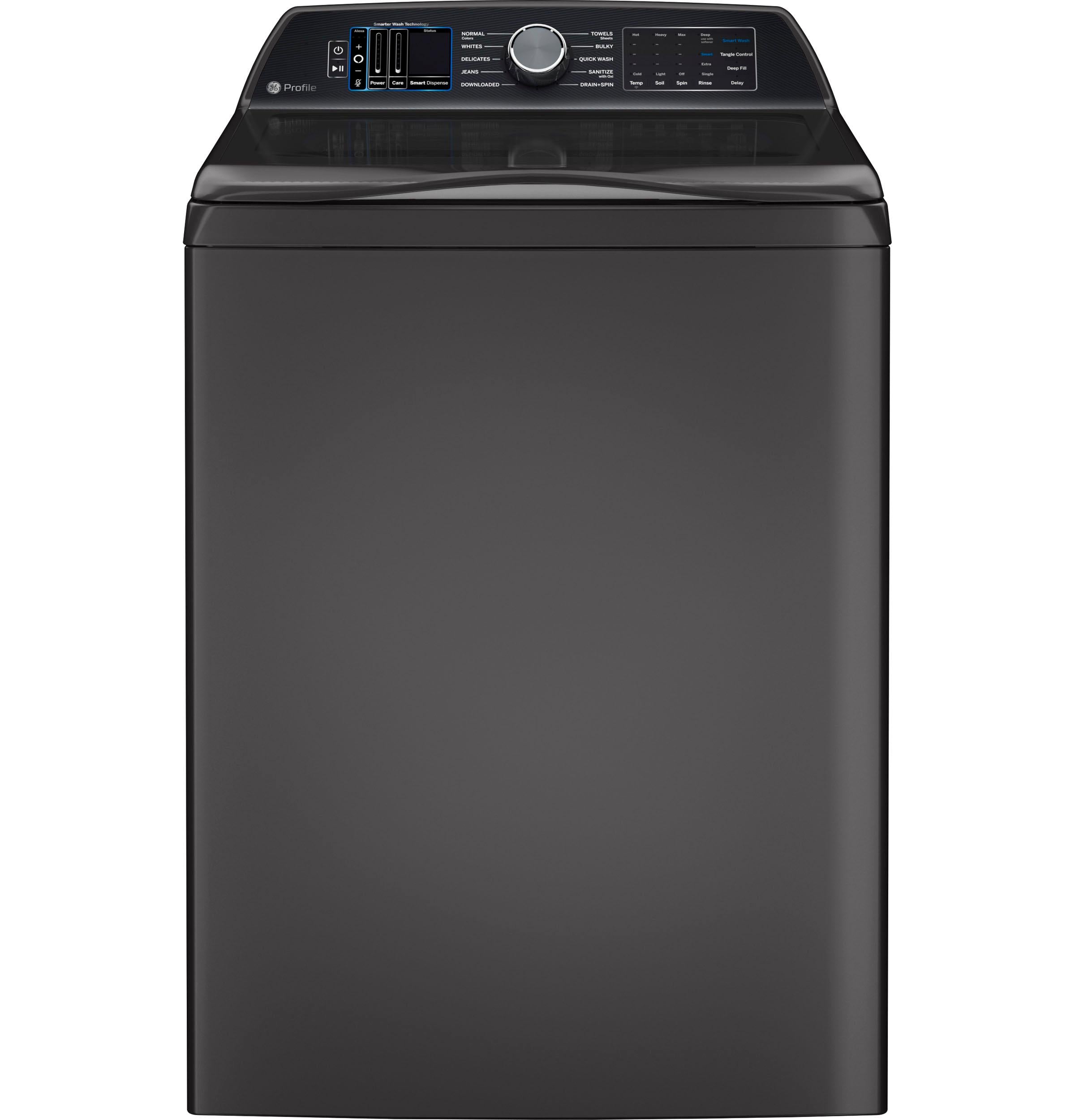 Ge Appliances PTW905BPTDG Ge Profile™ 5.3 Cu. Ft. Capacity Washer With Smarter Wash Technology And Flexdispense™