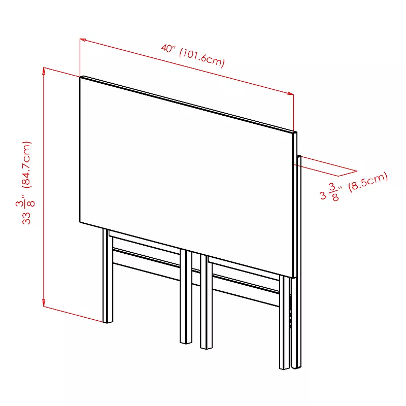 Winsome Xander Foldable Desk