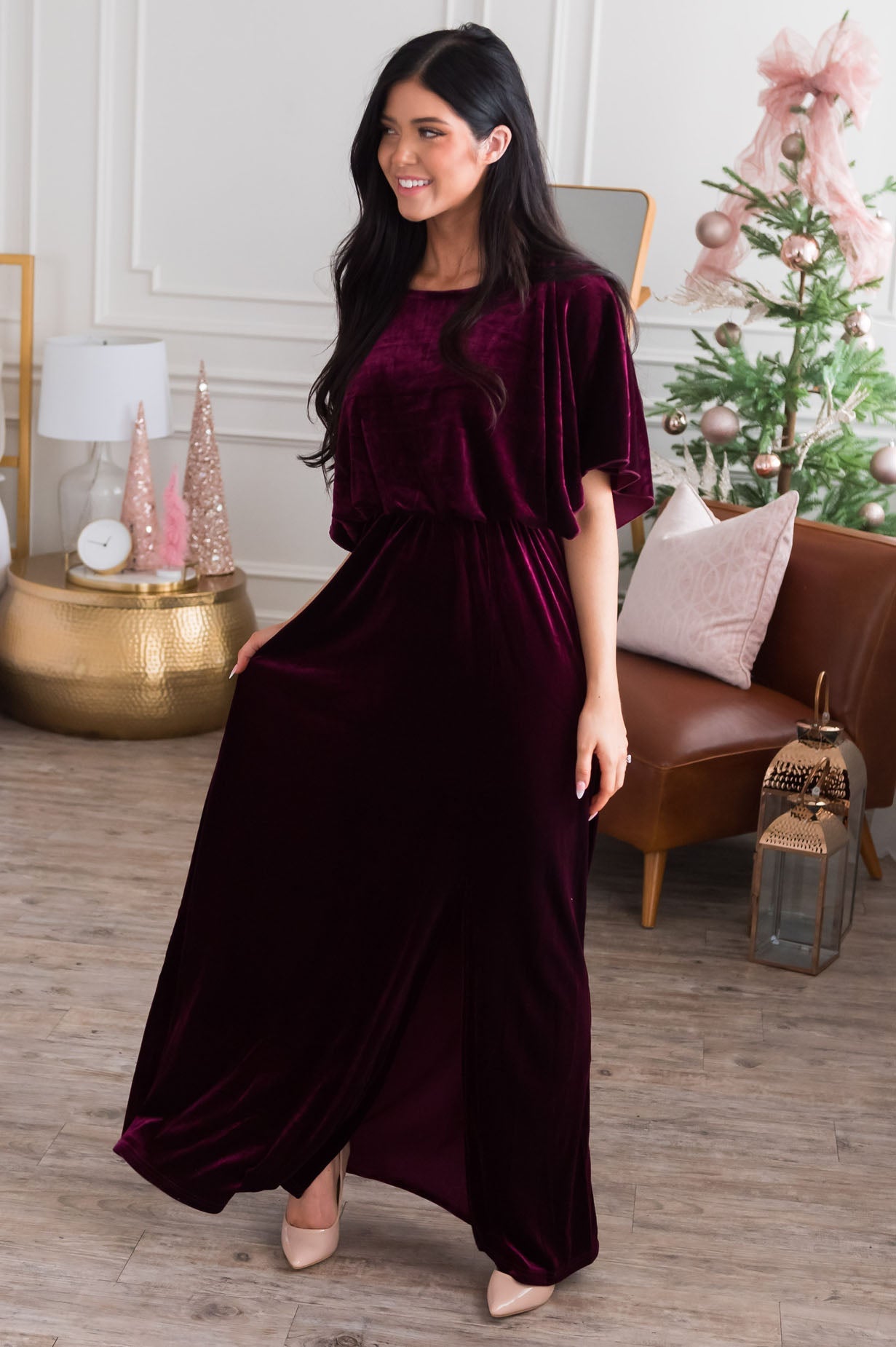 The Joy Evening Out Velvet Gown