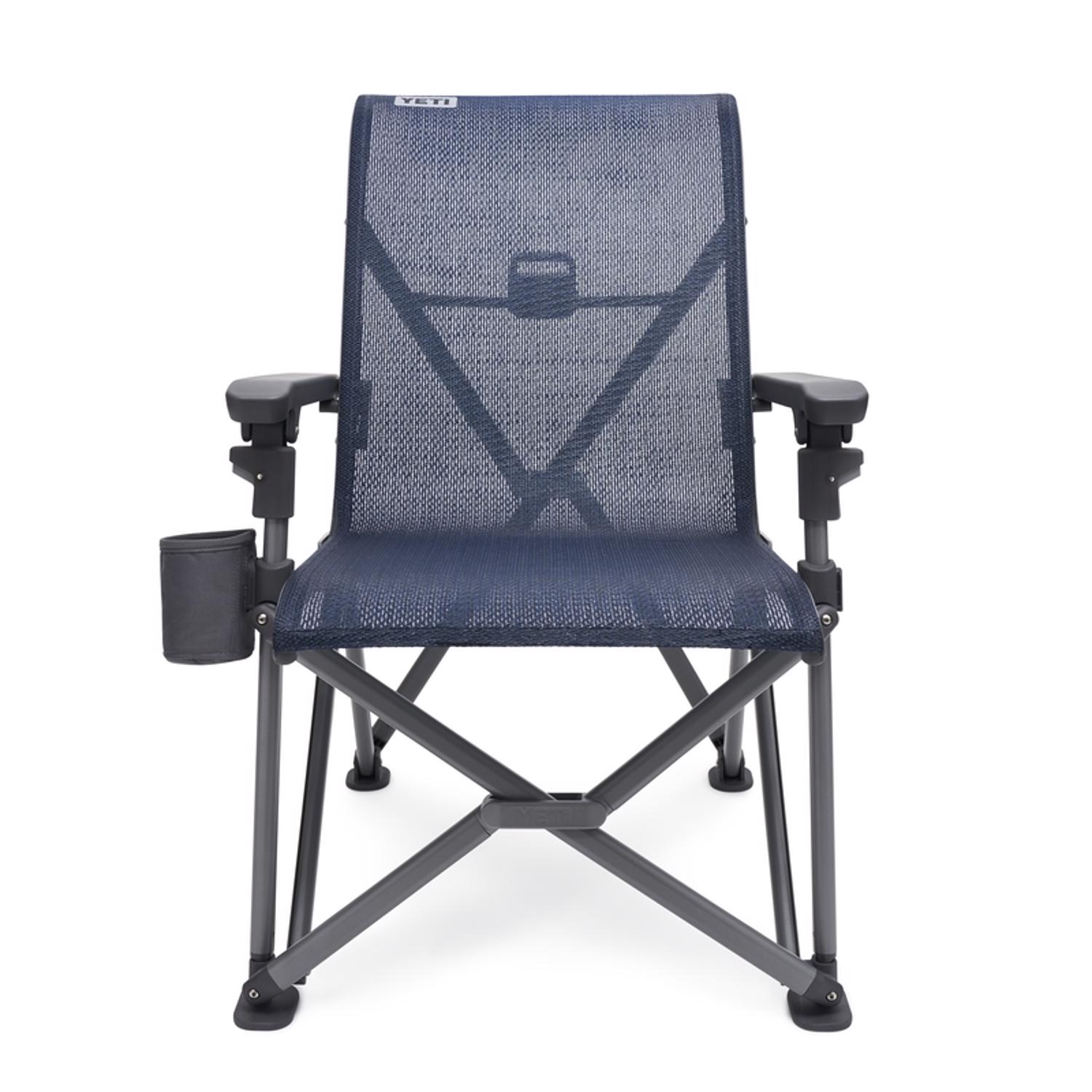 YETI Trailhead Brown/Black Polypropylene Frame Camping Chair Navy Blue