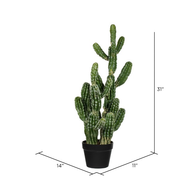 Vickerman Artificial Potted Cereus Cactus