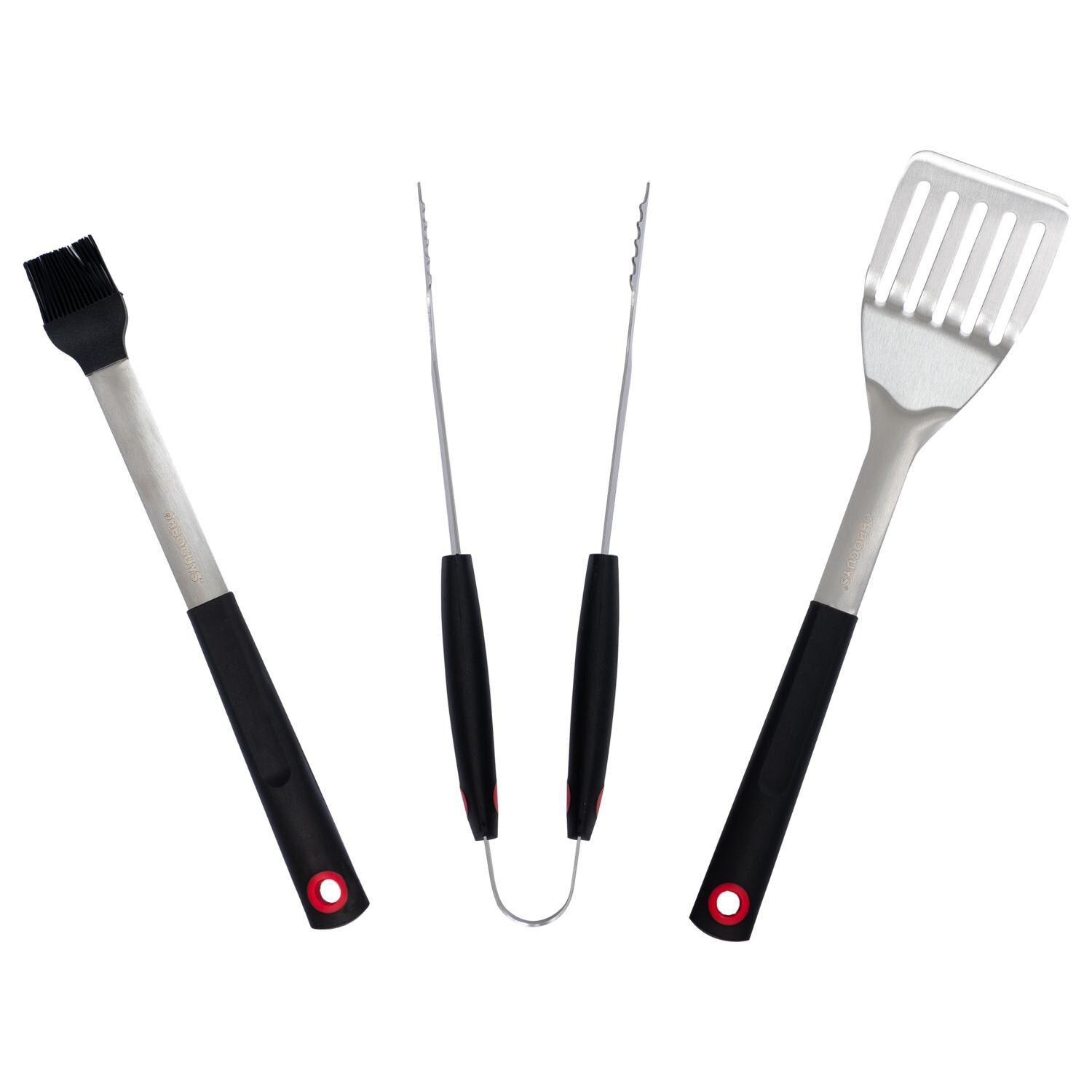 Signature 3-Piece Stainless Steel W/ Molded Handles Tool Set