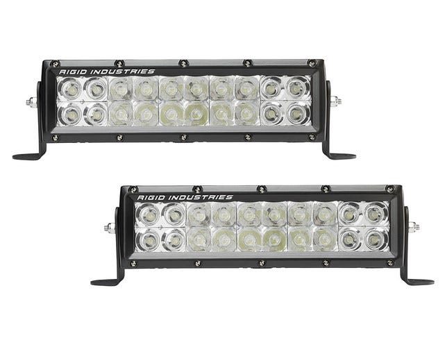 Rigid Industries E-Mark E-Series 10 Inch Spot/Flood Combo LED Light - Pair - 110412EM