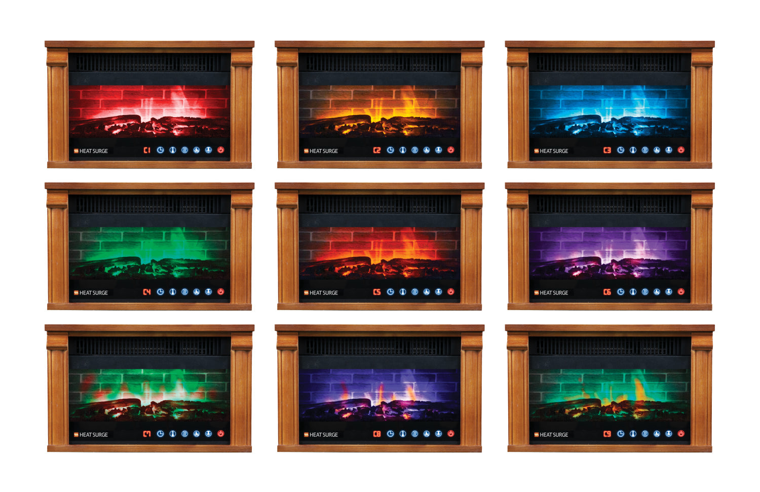 Heat Surge Multi-Color Mini Glo Widescreen