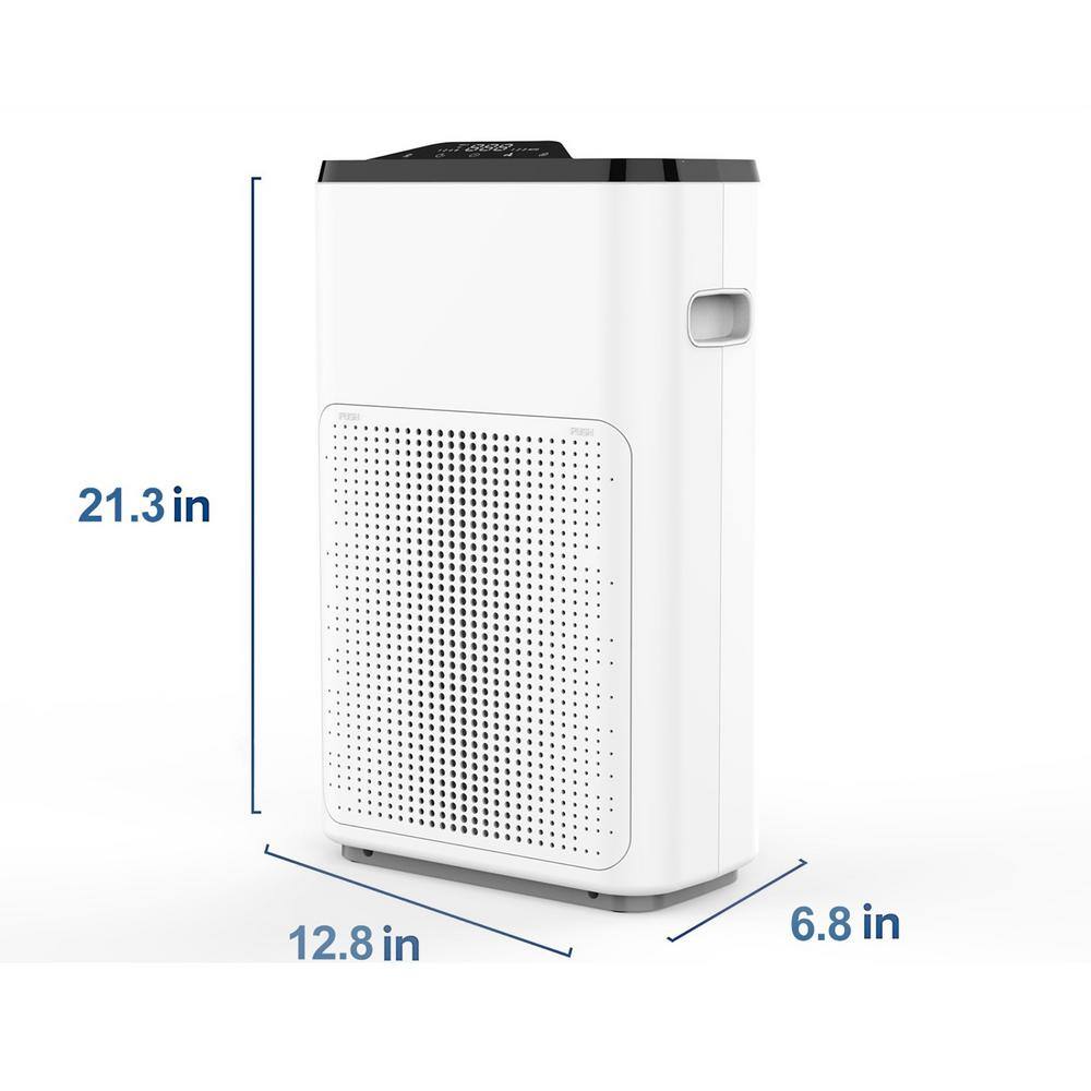 cadeninc HEPA 3-Stage Air Purifier Air with Control Panel for Small to Medium Rooms up to 269 sq. ft. HG-LQW1-285