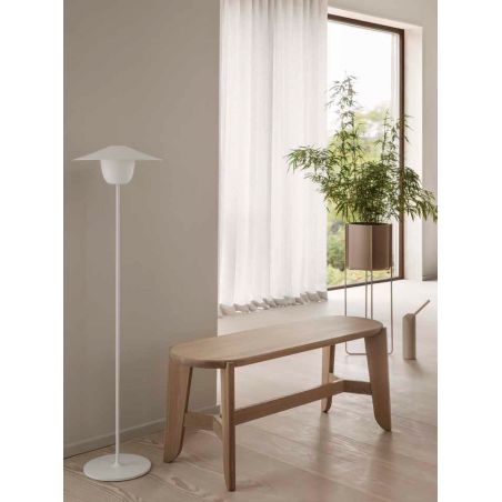 Lampadaire extérieur intérieur BLOMUS Anilamp blanc - Lampe de jardin