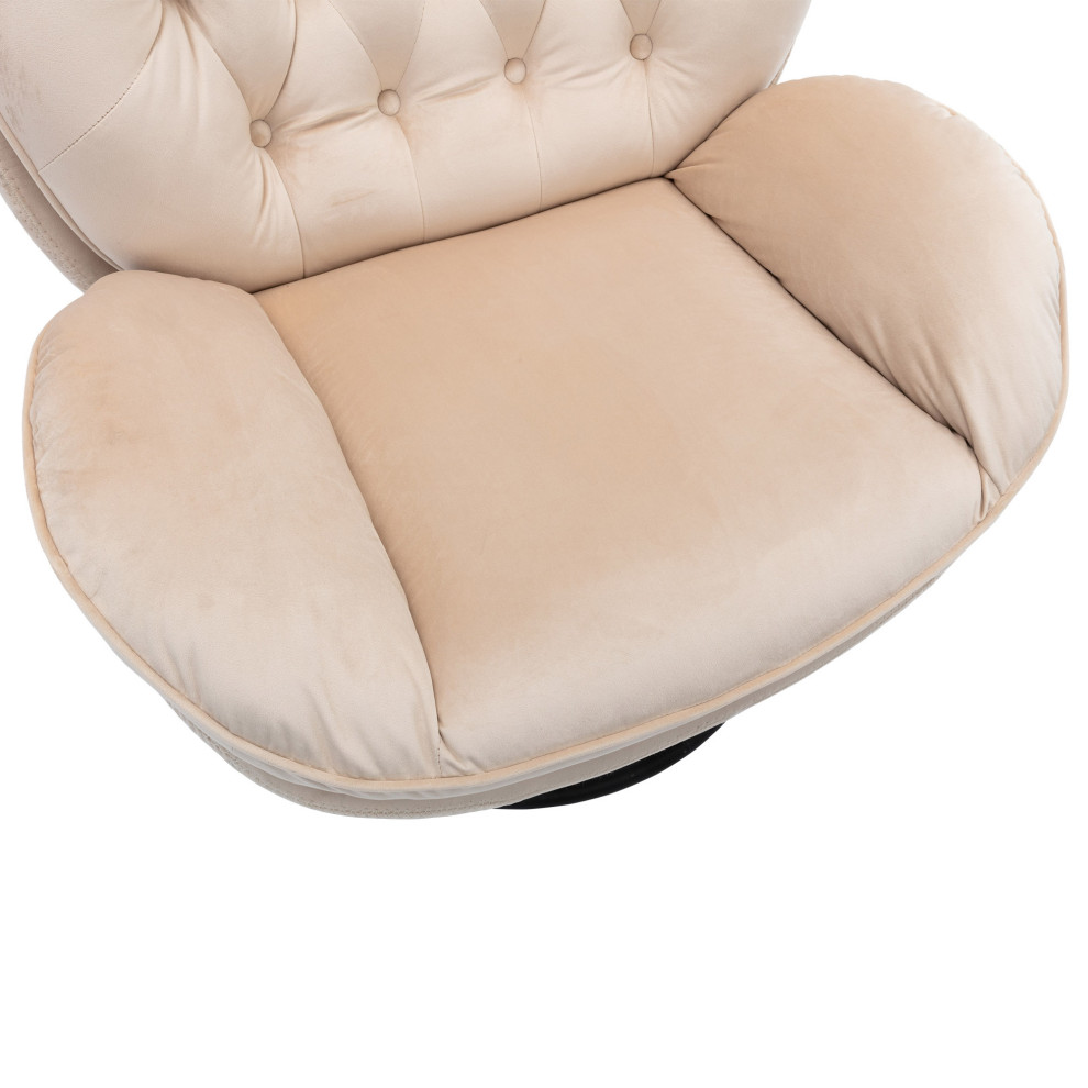 IA7002 Amelia Accent Chair  Beige   Contemporary   Armchairs And Accent Chairs   by IDEAZ International  LLC  Houzz