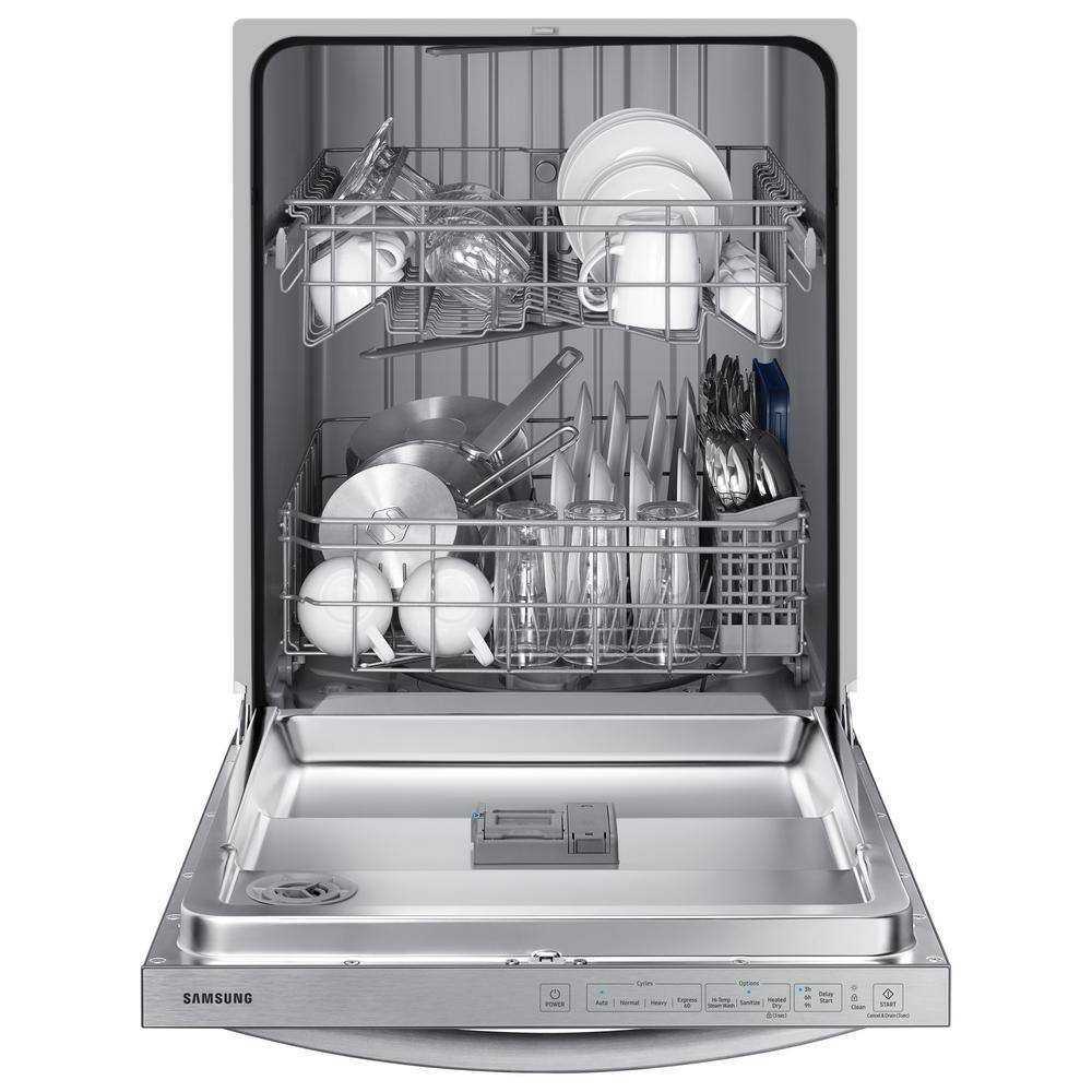  24 in. Top Control Tall Tub Dishwasher in Stainless Steel with Stainless Steel Interior Door 55 dBA DW80R2031US