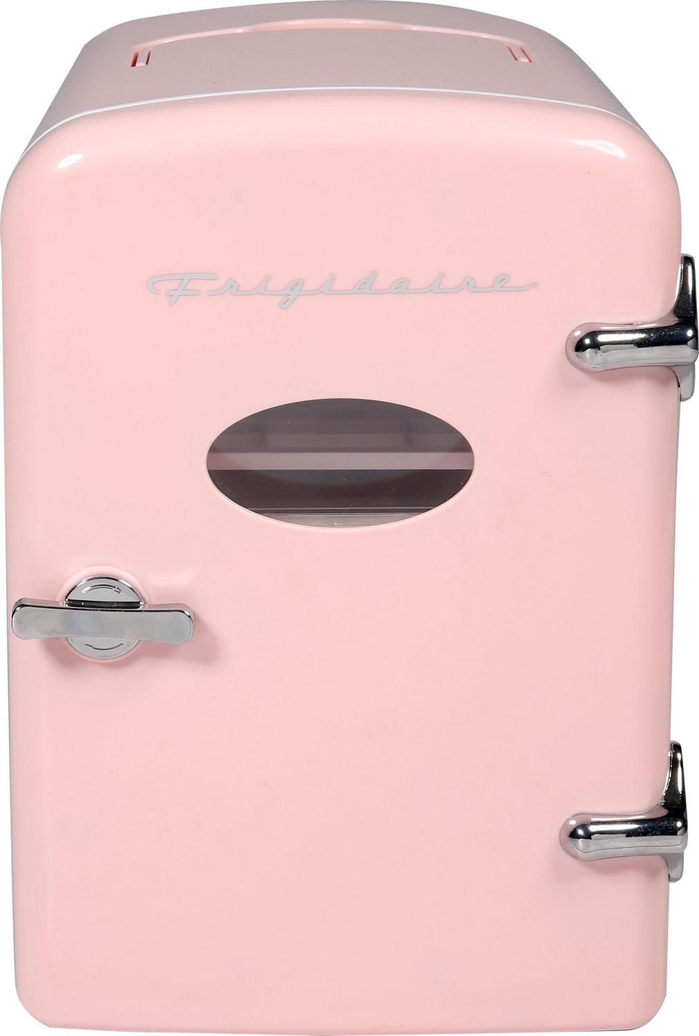 Frigidaire Portable Retro Extra Large 9Can Capacity Mini Refrigerator EFMIS175 Pink  Crowdfused